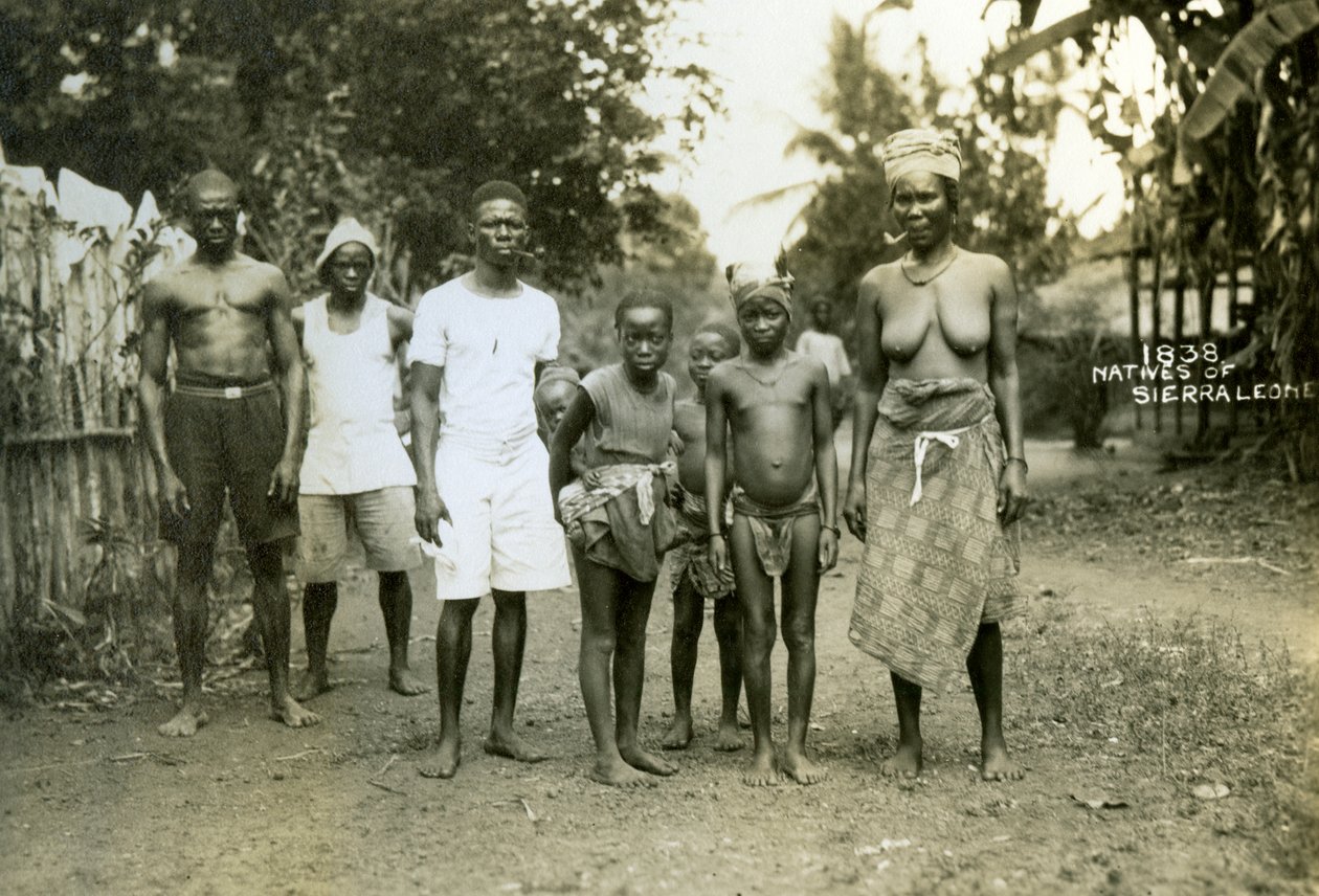 Miejscowa ludność, Sierra Leone, XX wiek autorstwa Unbekannt