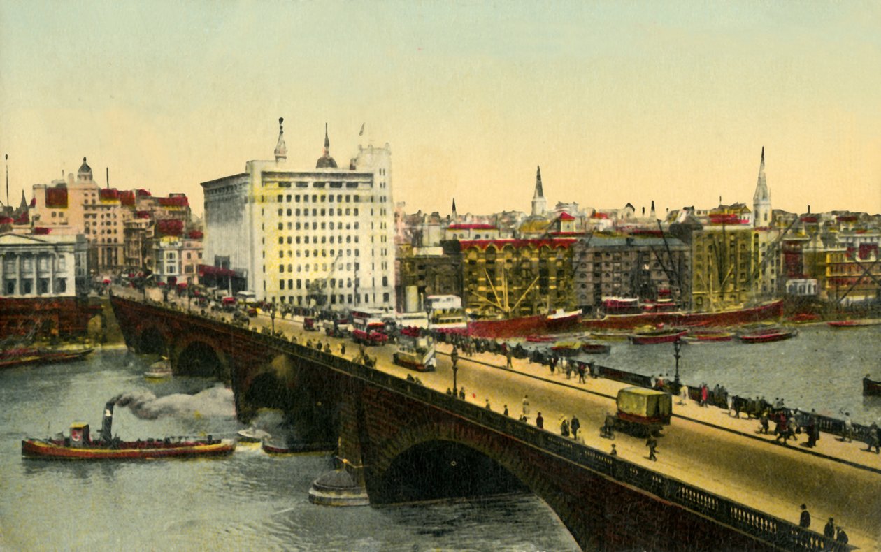 London Bridge i Adelaide House, Londyn, 1935. autorstwa Unbekannt