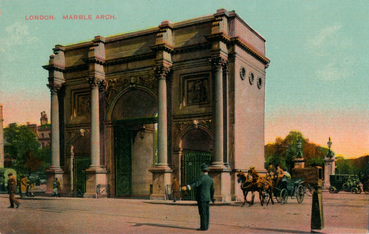 Londyn, Marble Arch, c1906 autorstwa Unbekannt