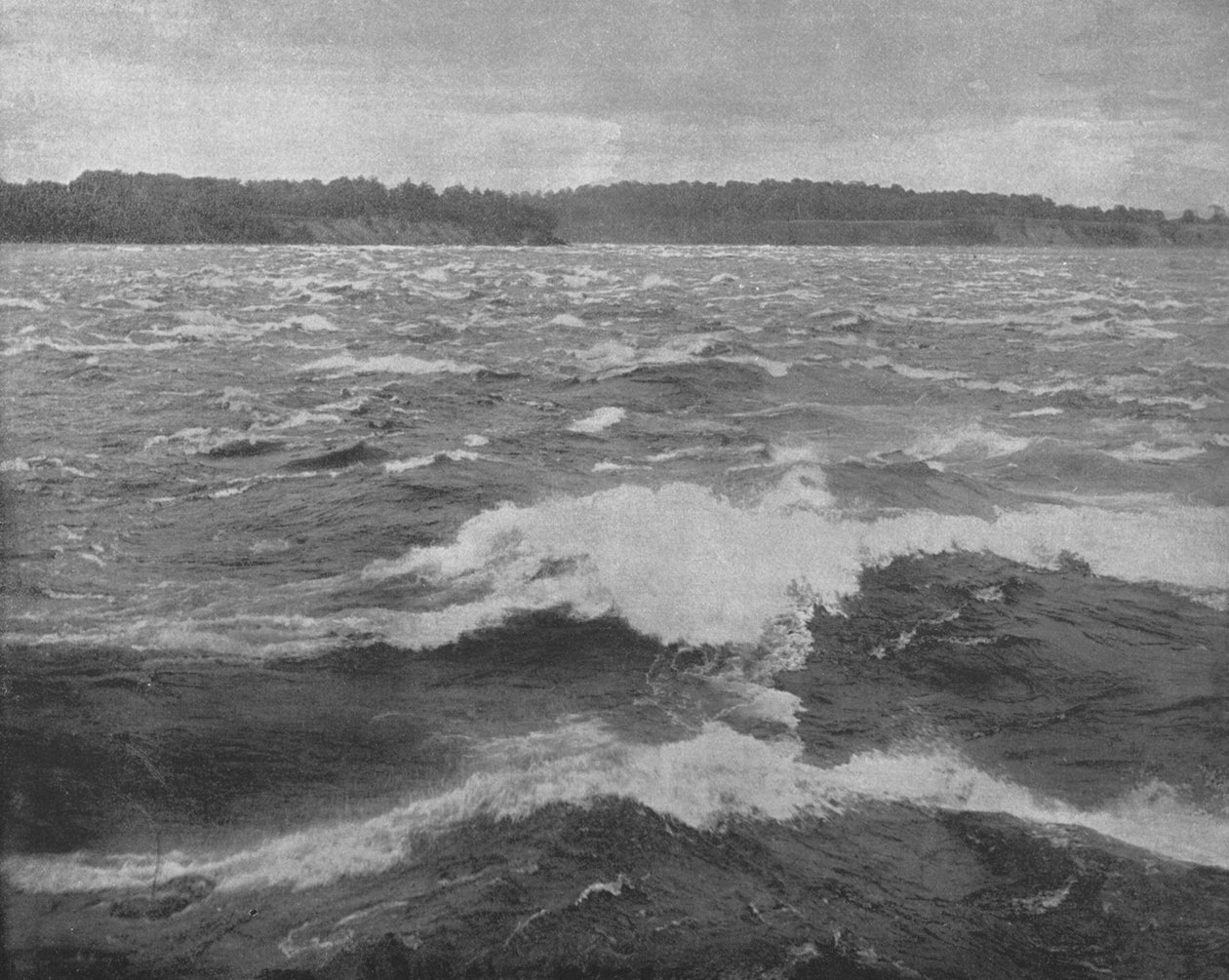 Long Sault Rapids, rzeka St Lawrence, Kanada, ok. 1900. autorstwa Unbekannt