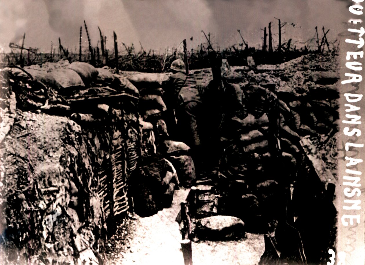 Punkt widokowy, Francja, c1914-c1918 autorstwa Unbekannt