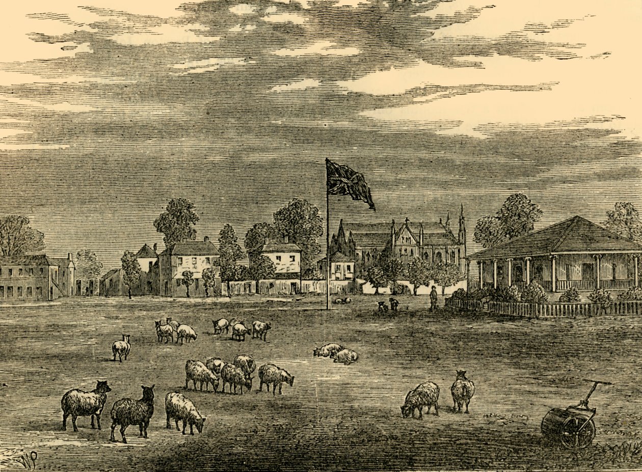 Lords Ground w 1837, c1876. autorstwa Unbekannt