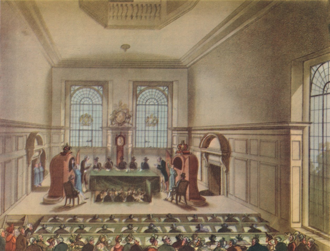 Rysunek loterii w Coopers Hall, 1809, 1948. autorstwa Unbekannt