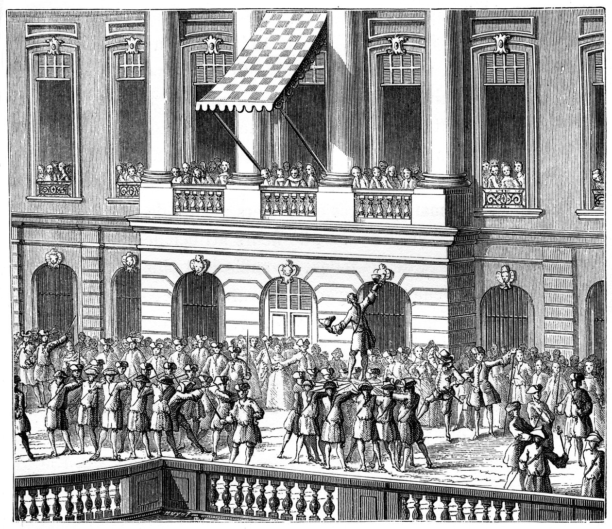 Ludwik XV w Strasburgu, 1744, 1885 autorstwa Unbekannt