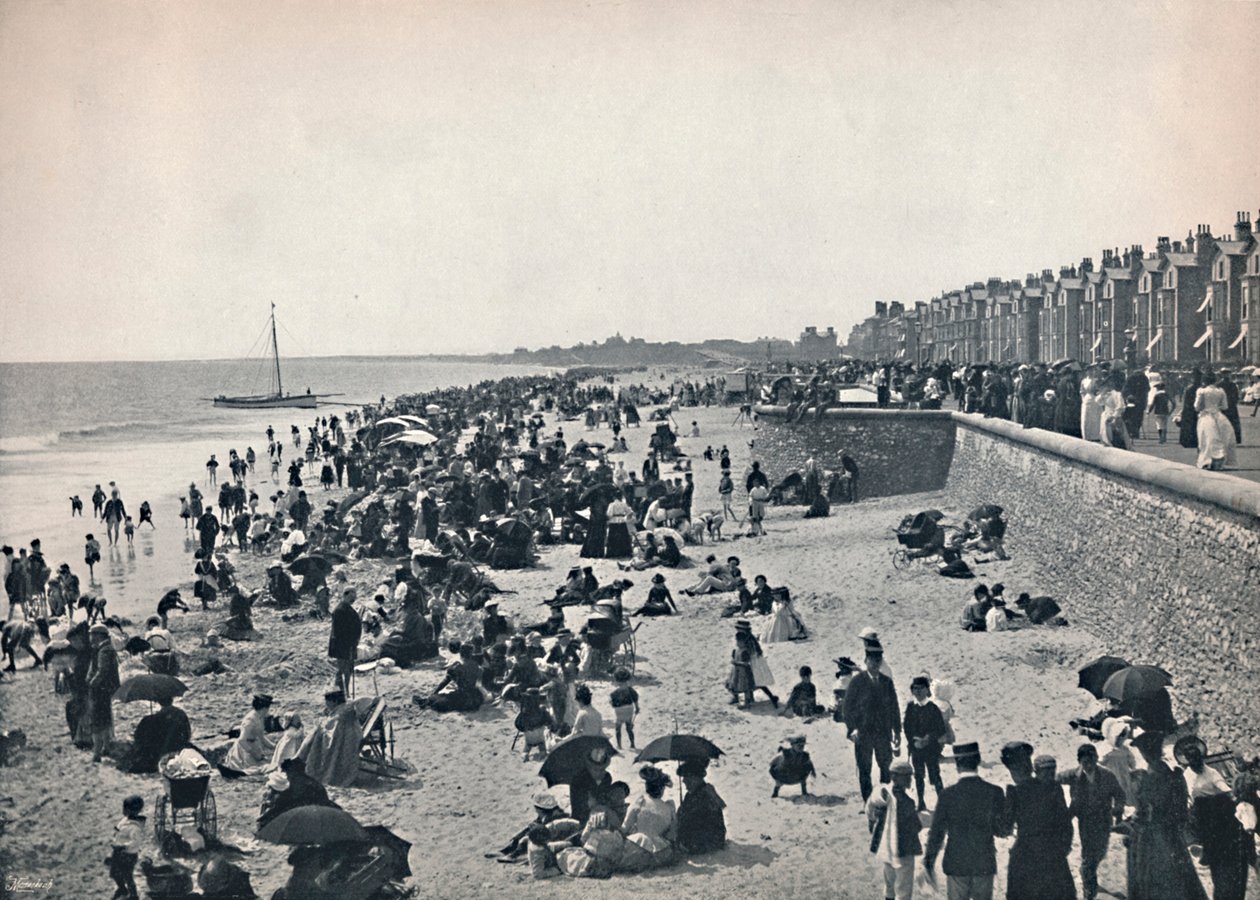 Lowestoft - Na piaskach, 1895 autorstwa Unbekannt