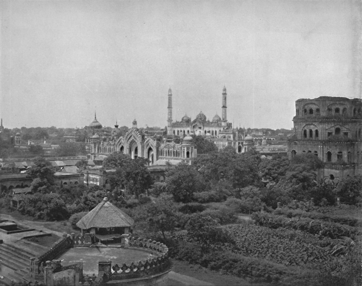 Lucknow, nad rzeką Gumti, XIX w. autorstwa Unbekannt