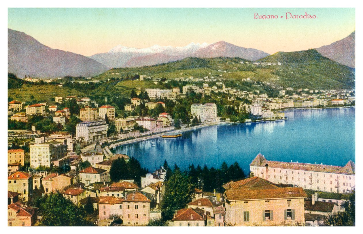 Lugano, Szwajcaria, XX wiek autorstwa Unbekannt