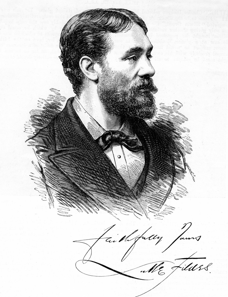 Luke Fildes, artysta, XIX w. autorstwa Unbekannt