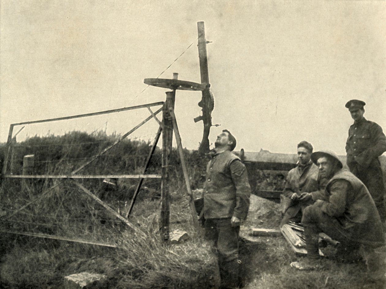 Karabin maszynowy na kole..., 1919. autorstwa Unbekannt
