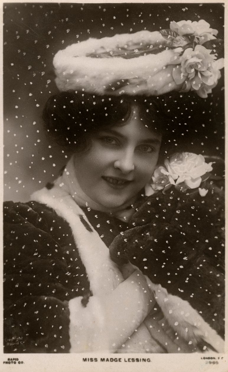 Madge Lessing, niemiecka aktorka, ok. 1906 autorstwa Unbekannt