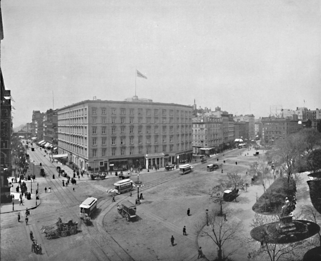 Plac Madison, XIX wiek autorstwa Unbekannt