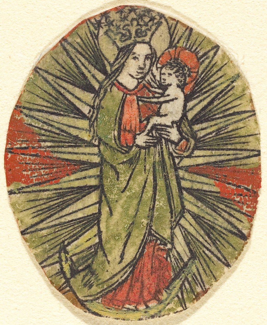 Madonna z Dzieciątkiem, c. 14501470. autorstwa Unbekannt