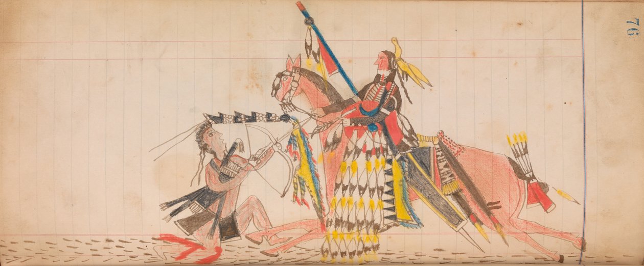Maffet Ledger: Rysunek, ca. 1874-81. autorstwa Unbekannt