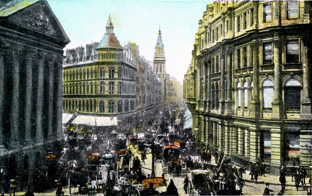 Mansion House i Cheapside, Londyn, początek XX wieku autorstwa Unbekannt