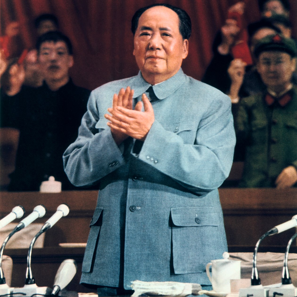 Mao Zedong, chiński przywódca komunistyczny, 1960 autorstwa Unbekannt