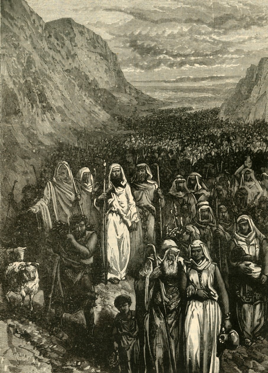 Marsz Izraelitów, 1890. autorstwa Unbekannt