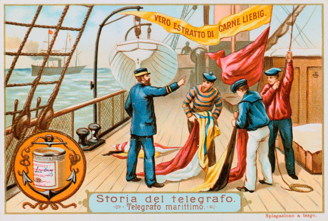 Telegraf morski, ok. 1900. autorstwa Unbekannt