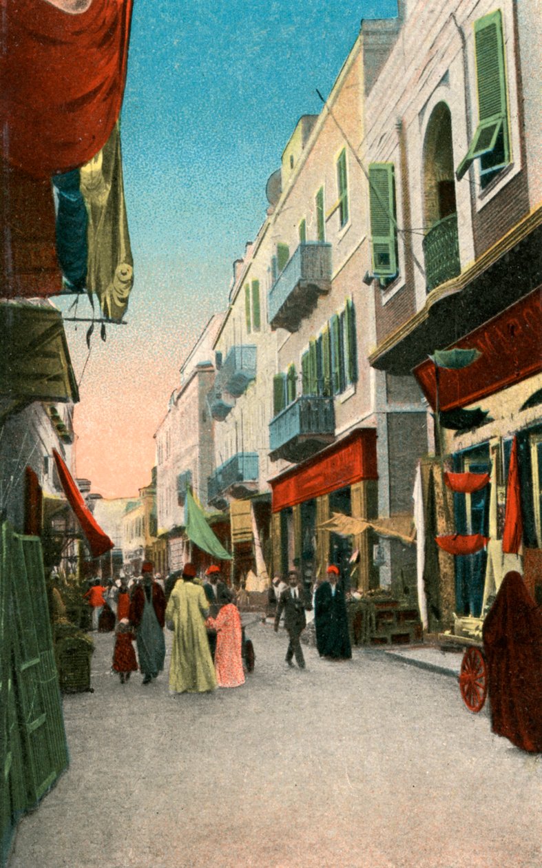Market Street, Suez, Egipt, XX wiek autorstwa Unbekannt