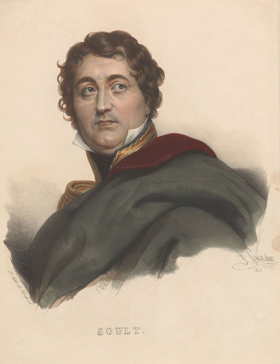 Generał marszałek Nicolas Jean-de-Dieu Soult, 1835 autorstwa Unbekannt