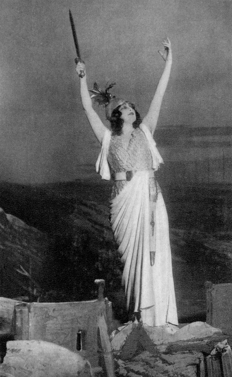 Marthe Chenal, francuski sopran, 1918 autorstwa Unbekannt