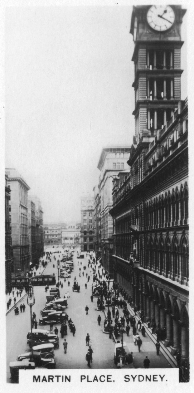 Martin Place, Sydney, 1928 autorstwa Unbekannt