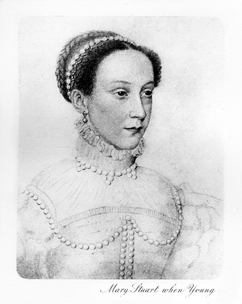 Maria Stuart w młodości, 1907 autorstwa Unbekannt