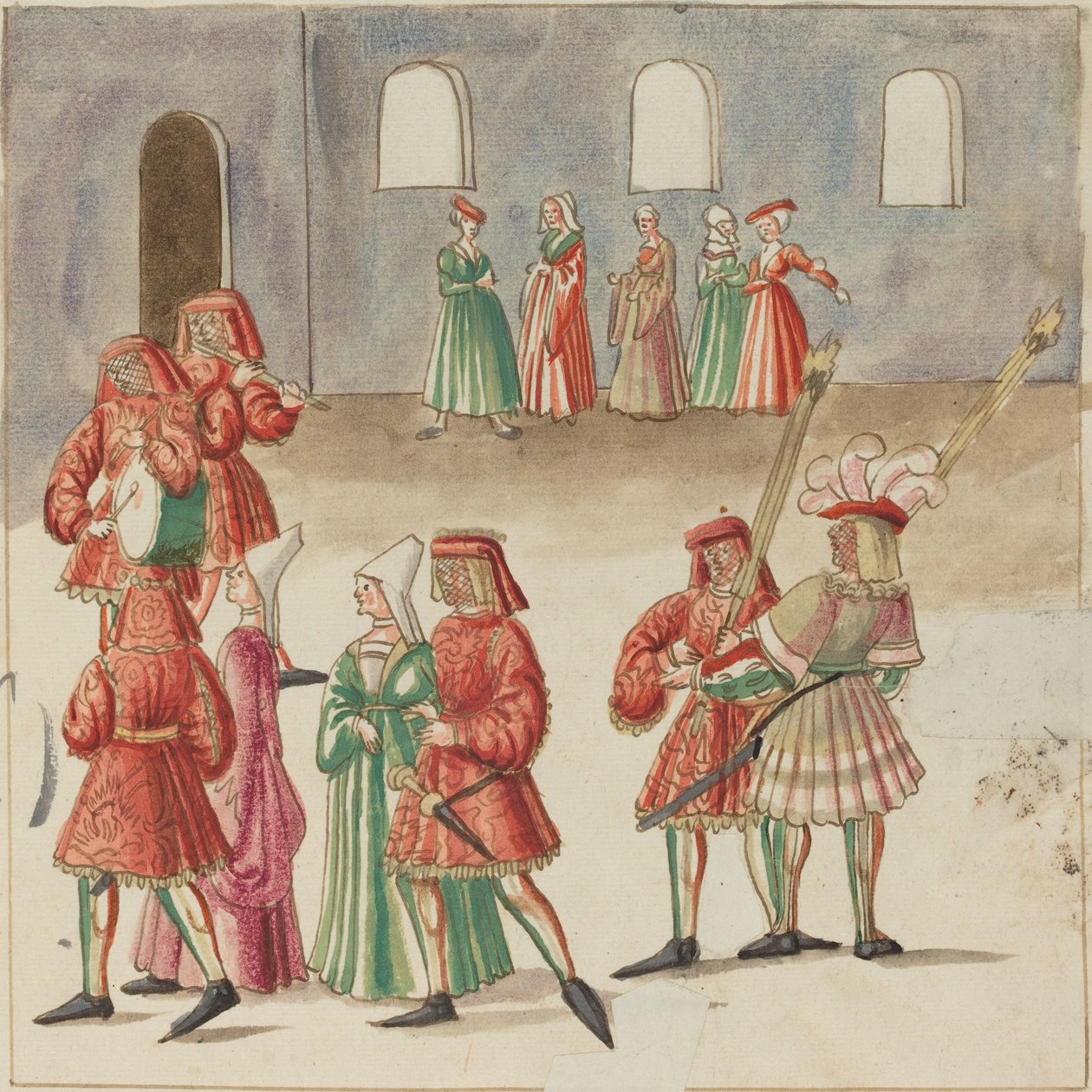 Maskarada, ok. 1515. autorstwa Unbekannt