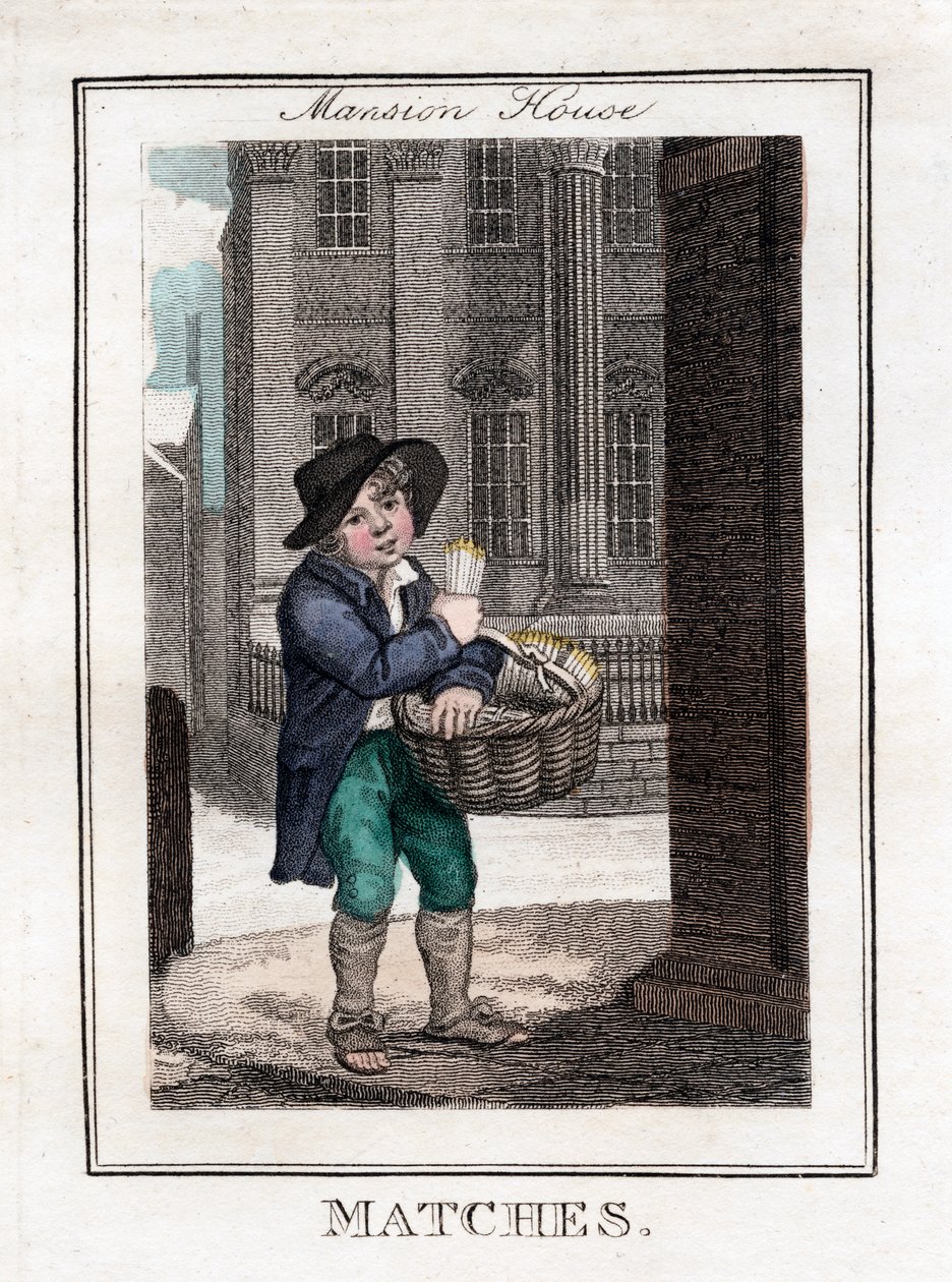 Zapałki, Mansion House, Londyn, 1805 autorstwa Unbekannt