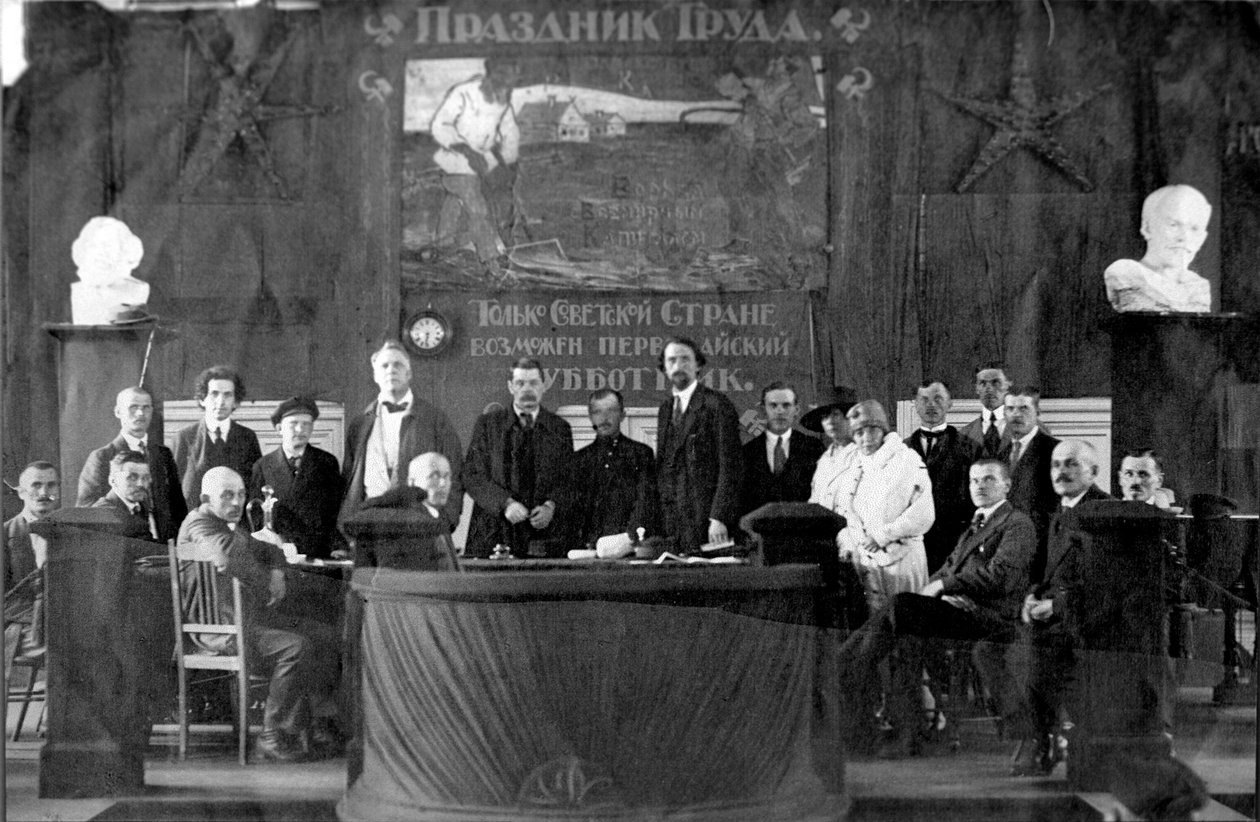 Spotkanie pierwszomajowe, Rosja, 1920 autorstwa Unbekannt