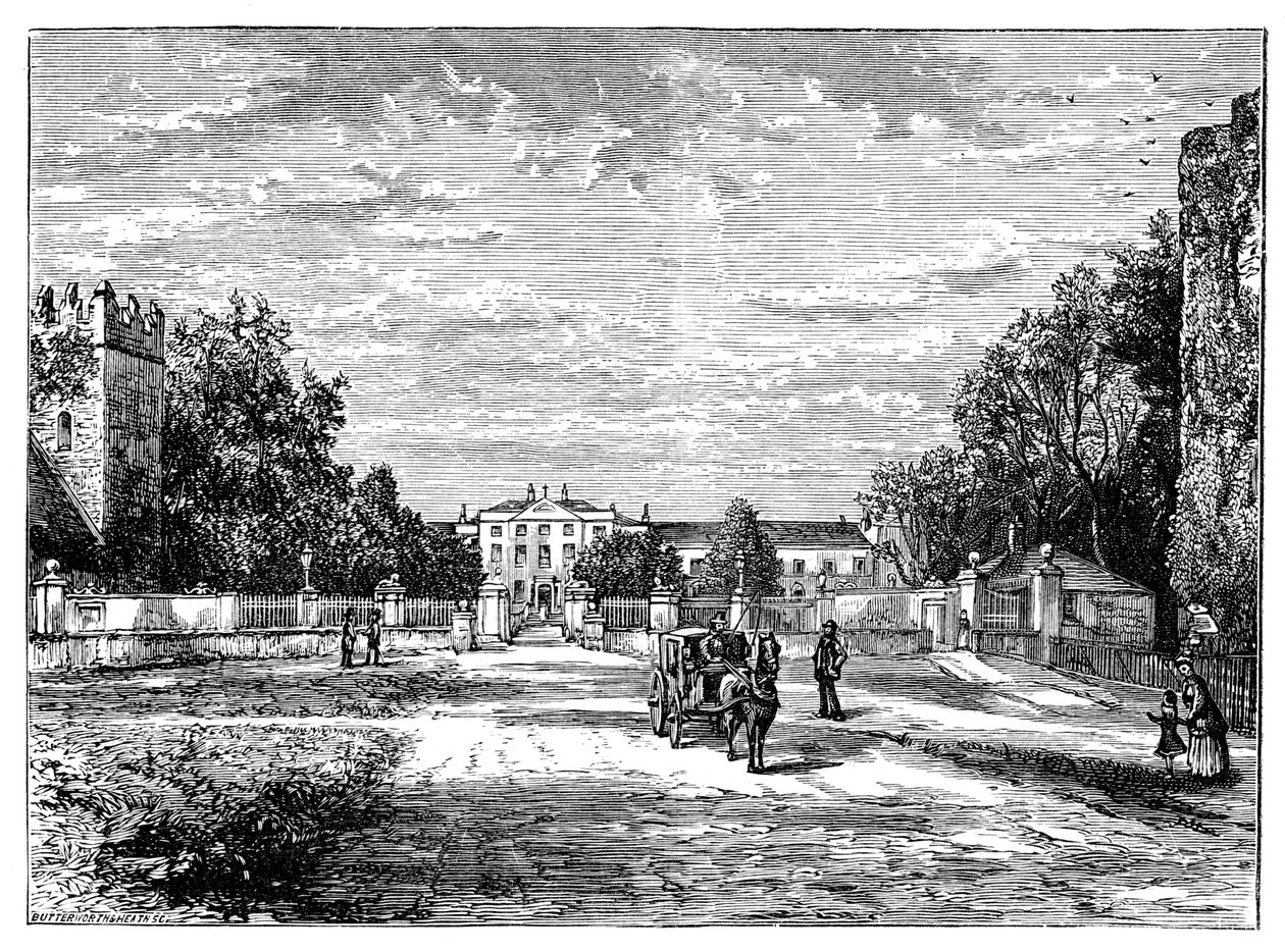 Maynooth College, Hrabstwo Kildare, Irlandia, 1900 autorstwa Unbekannt