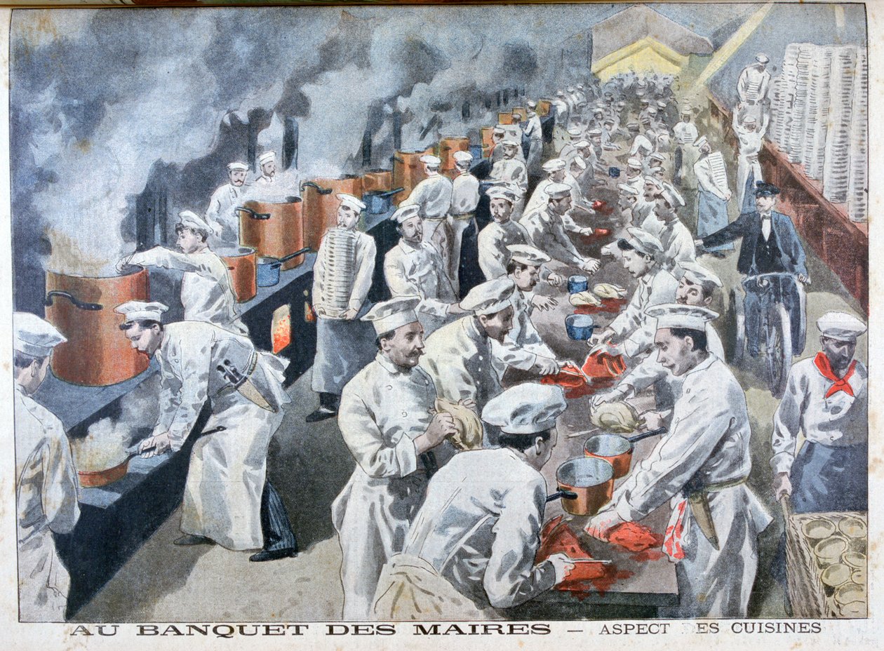 Bankiet Burmistrzów, Paryż, 1900 autorstwa Unbekannt