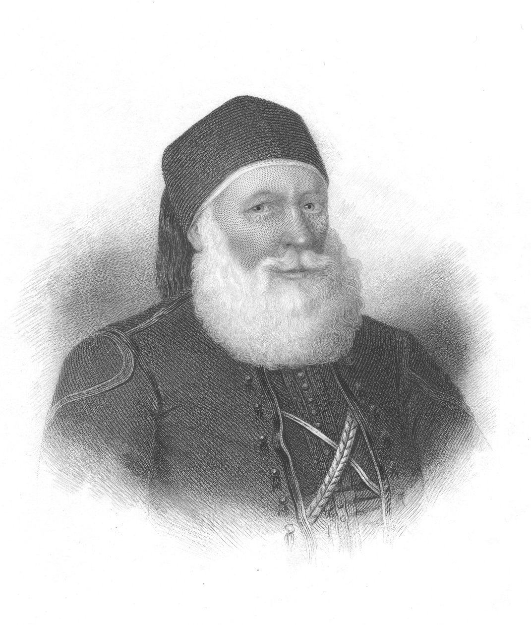 Mehemet Ali ok. 1769-1849, połowa XIX wieku autorstwa Unbekannt