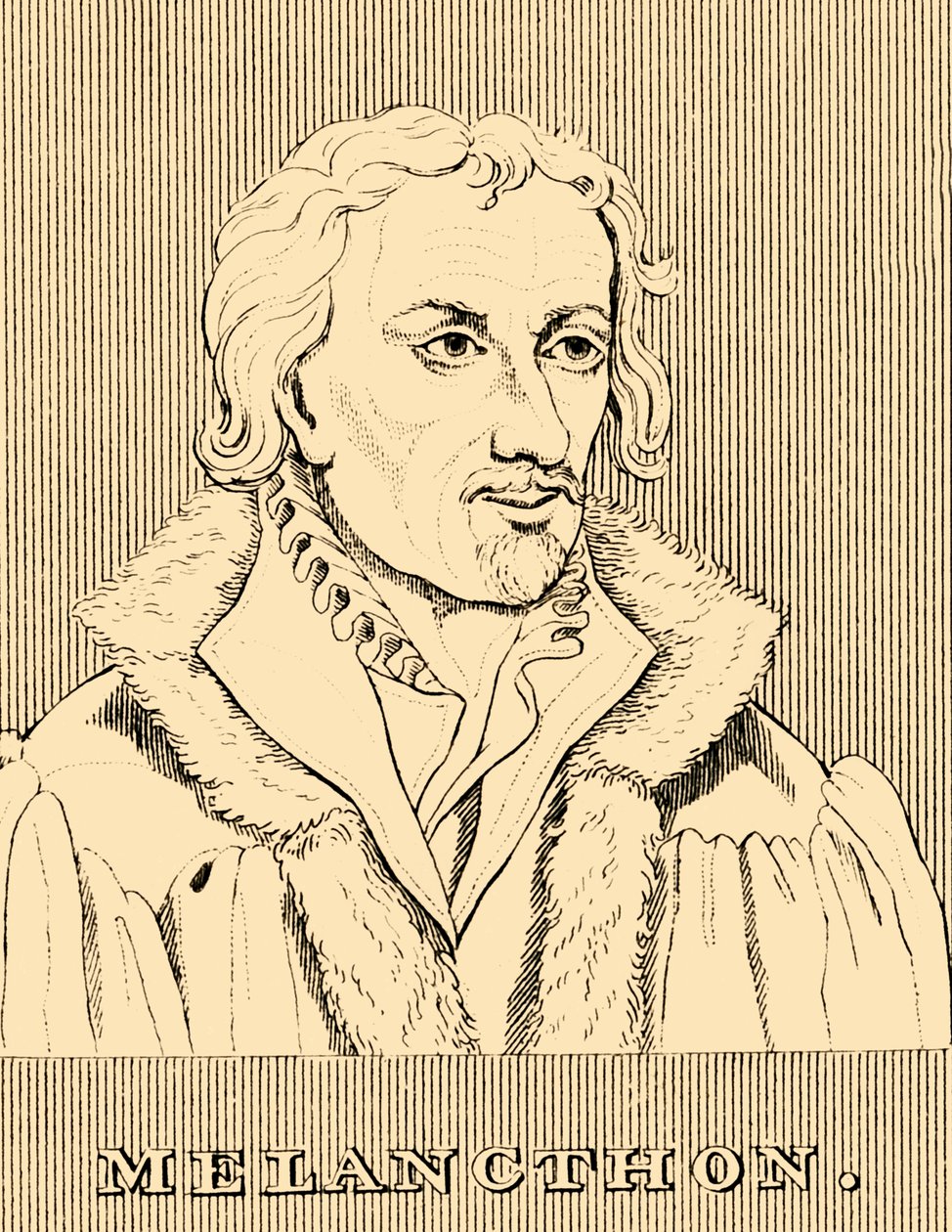 Melanchton, 1497-1560, 1830. autorstwa Unbekannt