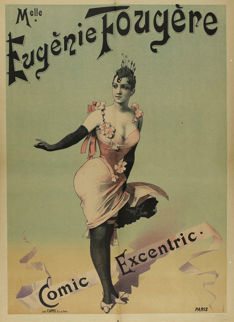 Melle Eugenia Paproć , ok. 201 1890. autorstwa Unbekannt