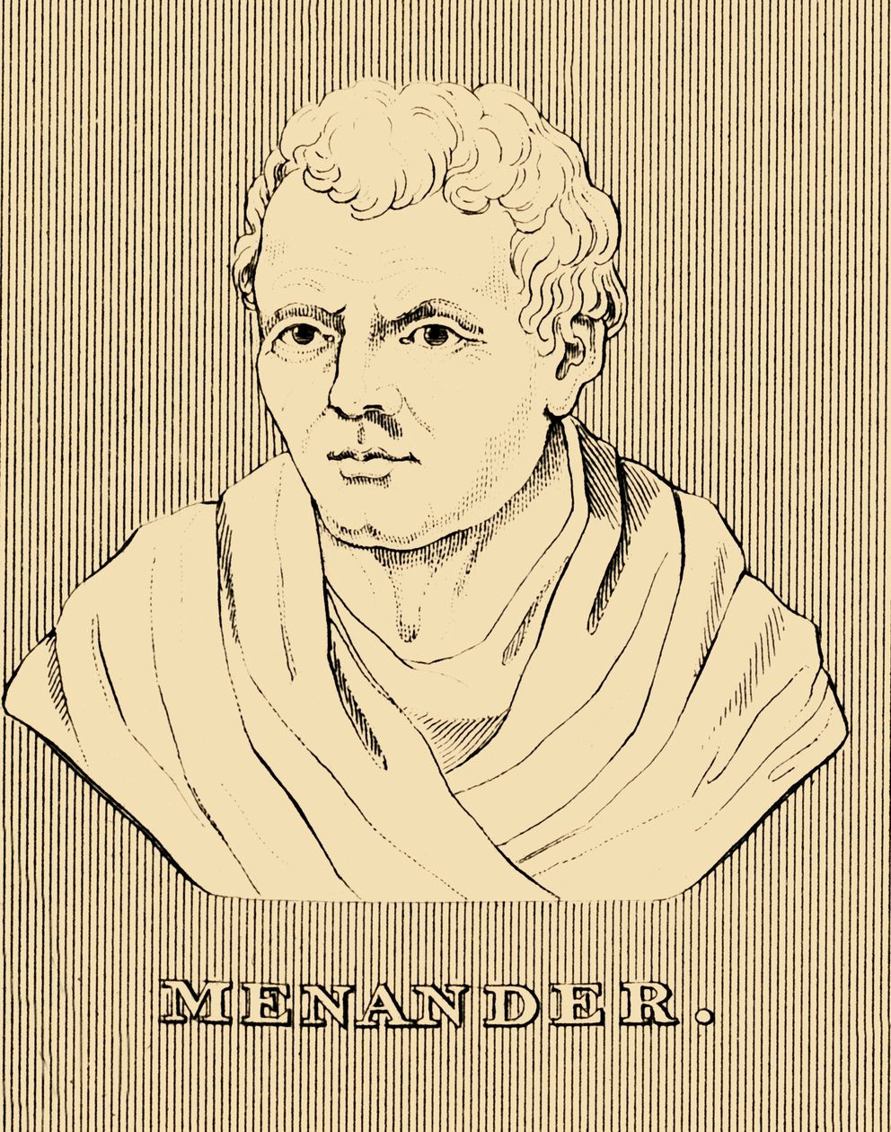 Menander, c342-290 pne, 1830. autorstwa Unbekannt