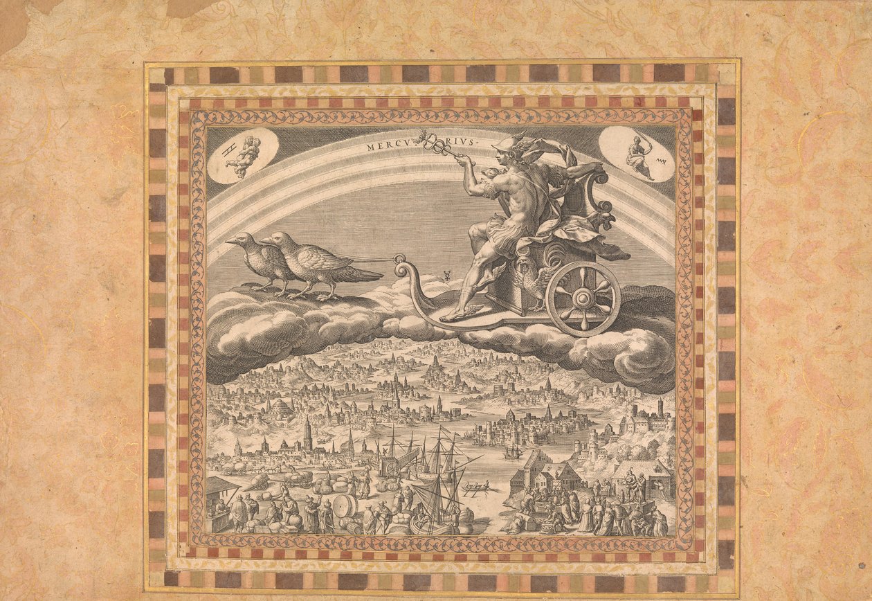 Merkury, Folio z Albumu Belliniego, ca. 1600. autorstwa Unbekannt