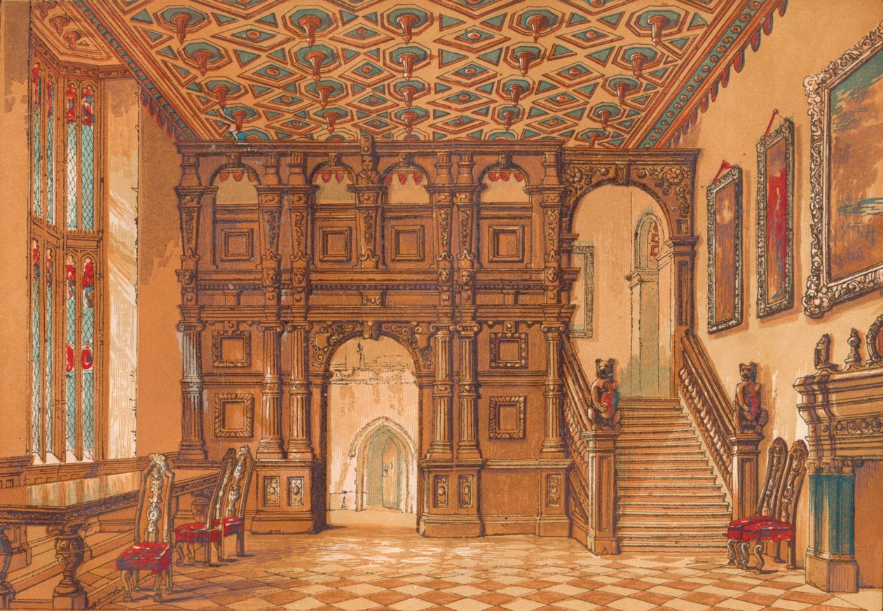Methley Hall, c1845, 1864 autorstwa Unbekannt