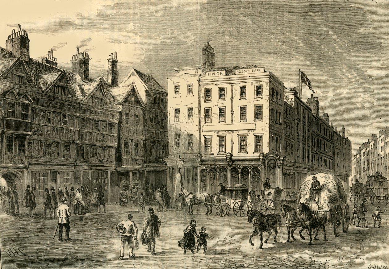 Środkowy rząd, Holborn, ok. 1872 r. autorstwa Unbekannt