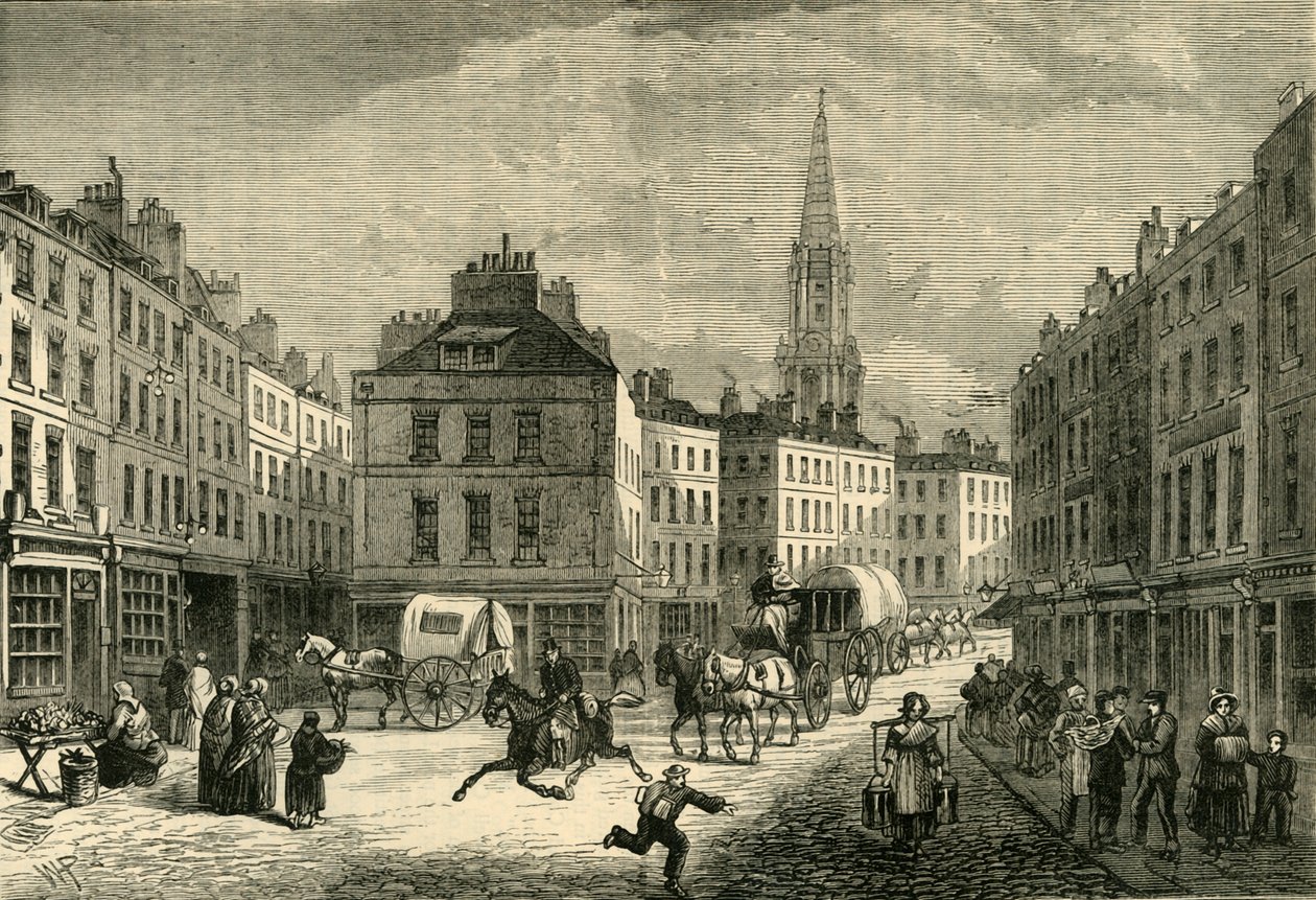 Middle Row, St. Giless, około 1838, 1881. autorstwa Unbekannt