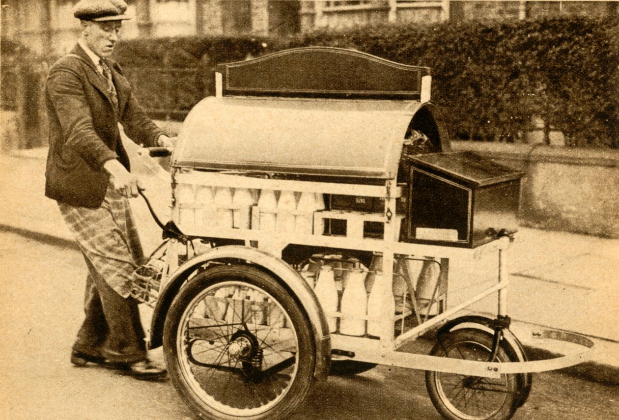 Wózek do mleka, 1933. autorstwa Unbekannt