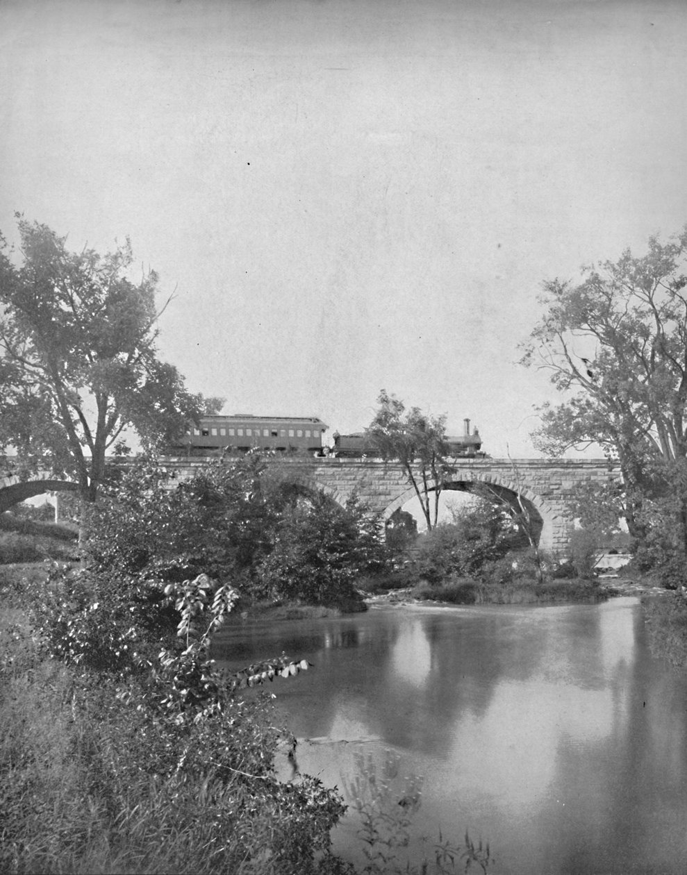 Mill Creek Bridge, Pennsylvania Railroad, c1897. autorstwa Unbekannt