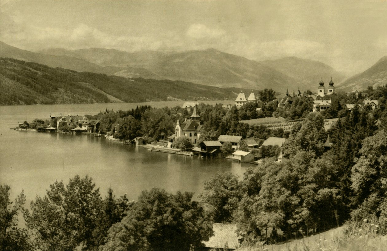 Millstatt am See, Karyntia, Austria, ok. 1935. autorstwa Unbekannt