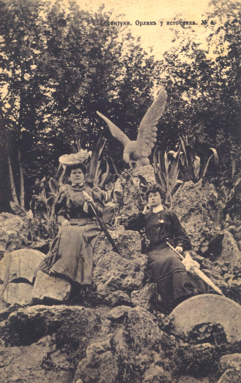 Źródło wody mineralnej, Yessentuki, Rosja, 1900. autorstwa Unbekannt
