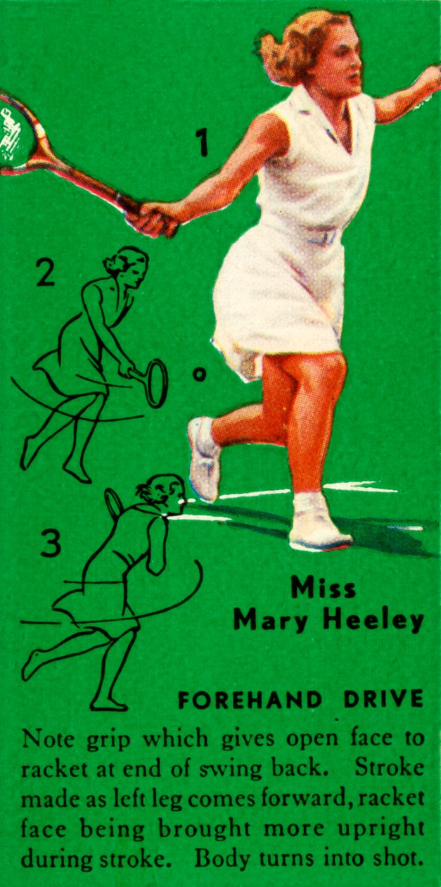Miss Mary Heeley - Forhend Drive, c1935. autorstwa Unbekannt