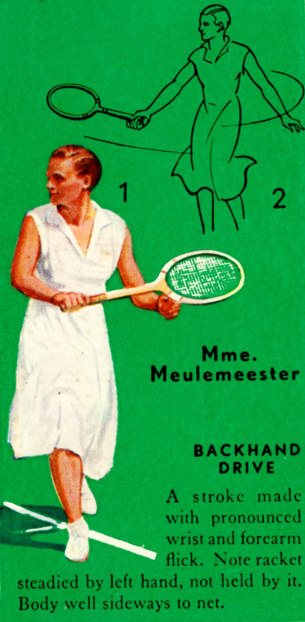 Mme. Meulemeester - bekhend drive, c1935. autorstwa Unbekannt