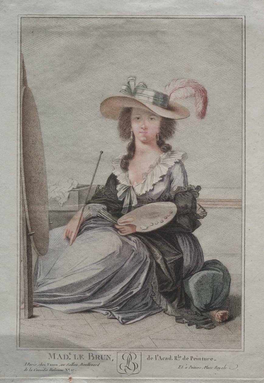 Pani Vigée Lebrun, ok. 1930 r. 1800. autorstwa Unbekannt