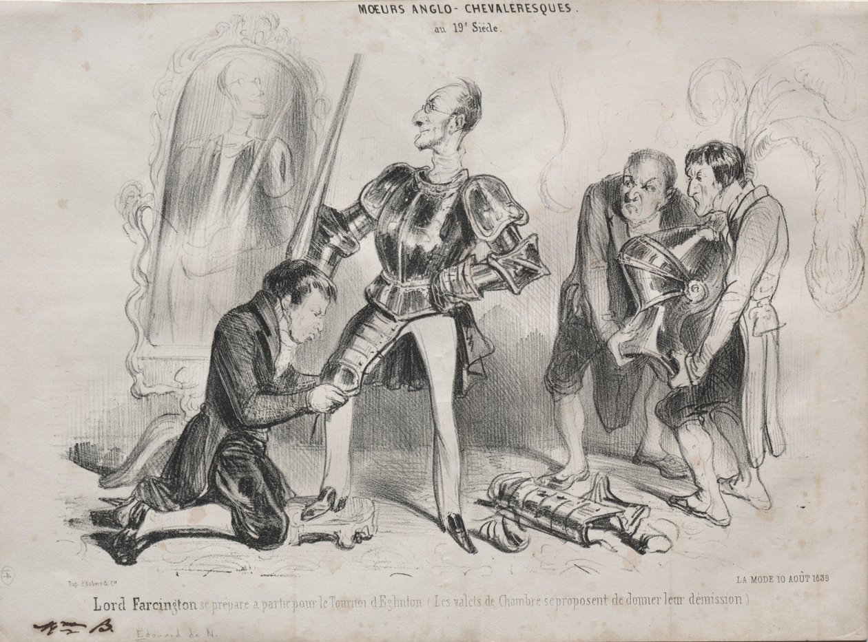 Maniery anglo-rycerskie, 1839. autorstwa Unbekannt