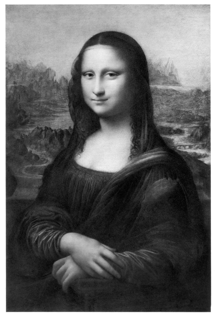 Mona Lisa, ok. 1505, XIX w. autorstwa Unbekannt