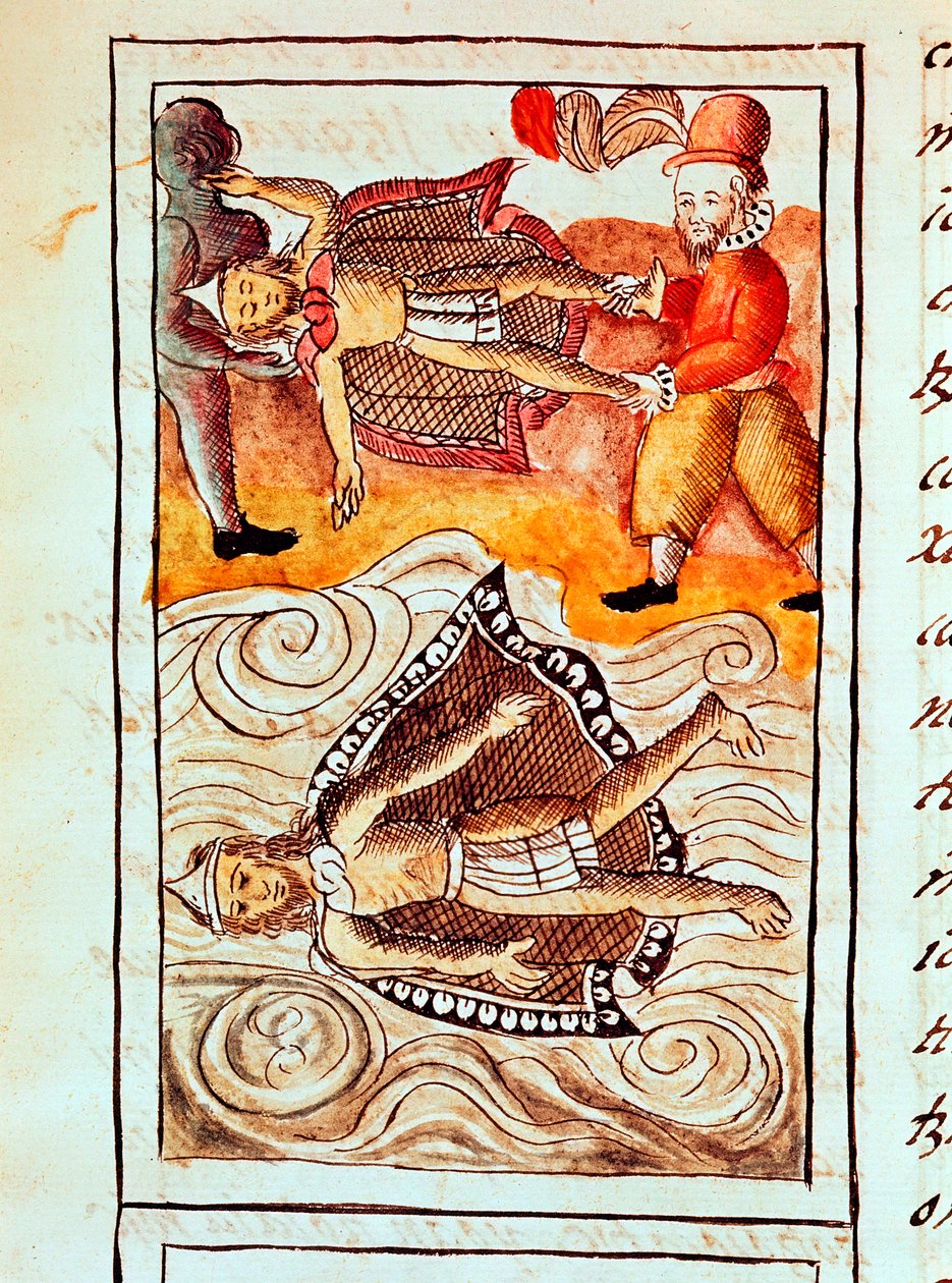 Montezuma II, ostatni cesarz Azteków, 1520 autorstwa Unbekannt