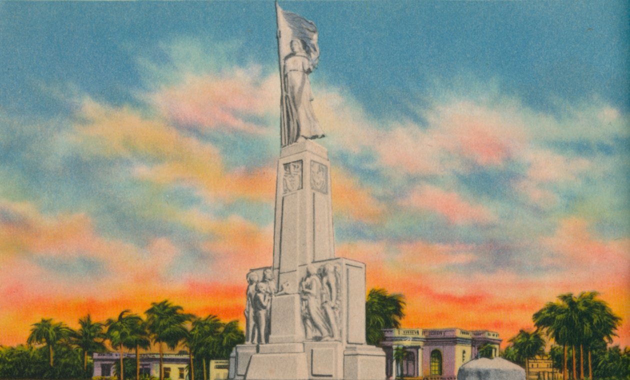 Pomnik flagi, Barranquilla, ok. 1940 r. autorstwa Unbekannt